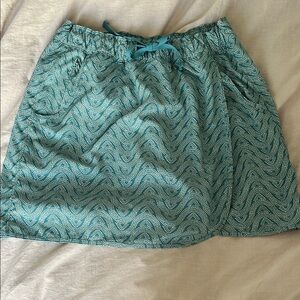 Patagonia Teal Patterned Women's Skort size M